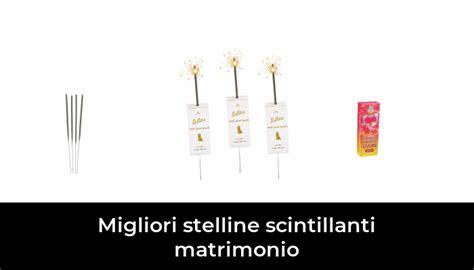 Migliori Stelline Scintillanti Matrimonio Nel Secondo Esperti