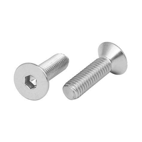 M5x18mm 316 Stainless Steel Countersunk Flat Head Hex Socket Cap Screw