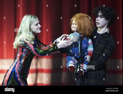 Chucky From Left Alyvia Alyn Lind Chucky Voice Brad Dourif