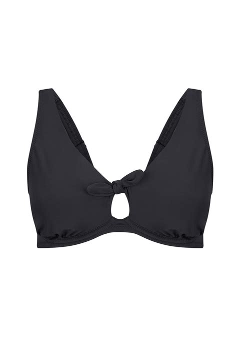 Negru Bikini Superior Basic Knot Balen Bichini Costume Baie PLBSKNTP19IYSYH75C Penti Romania