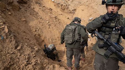 Krieg In Nahost Israels Armee Best Tigt Tunnelflutung In Gaza