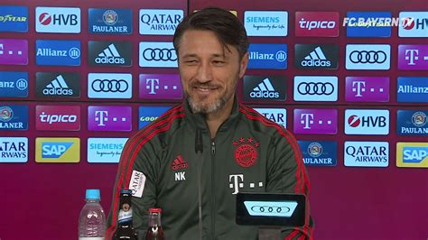 Niko Kovac Vor Dem Spiel Gegen Werder Bremen