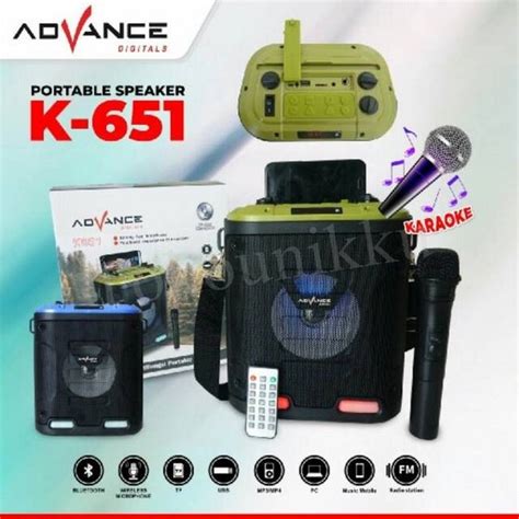 Jual Speaker Advance K651 Bluetooth Plus Mic Wireless Di Lapak