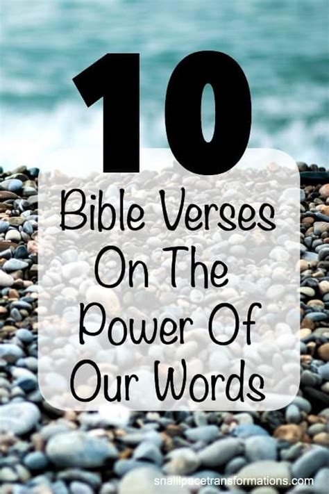 10 Bible Verses On The Power Of Our Words