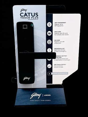 Mortise Godrej Catus Touch Plus Digital Lock With 4 Way Unlocking At Rs