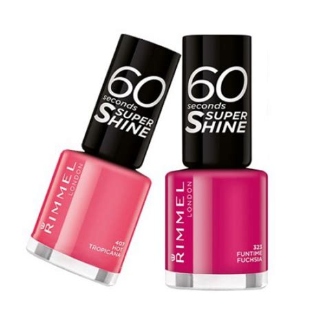 Rimmel Seconds Super Shine Nail Polish Shades