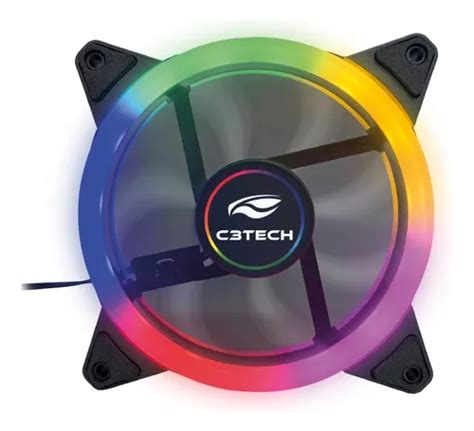 Cooler Fan Mm Led Rgb Cores Fixas Pc Gabinete Gamer Mercadolivre