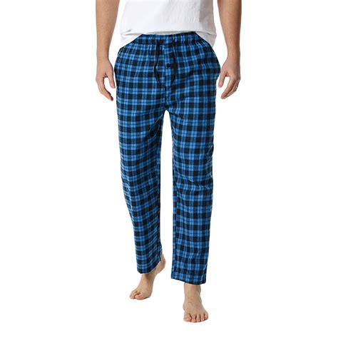 Jsaierl Mens Buffalo Plaid Pajama Pants Flannel Soft Lounge Pj Bottoms