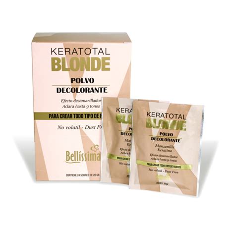 Estuche De Polvo Decolorante Keratotal Blonde Bellissima X U De G