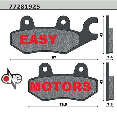 Paire Plaquettes De Frein Avant Kawasaki Atv KVF 750 Brute Force 4x4i