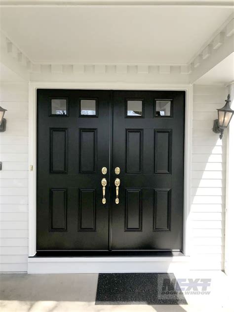 Black Double Front Door Ideas Be Such A Good Blook Photogallery