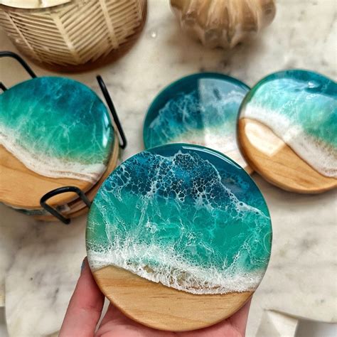 Resin Coaster Etsy