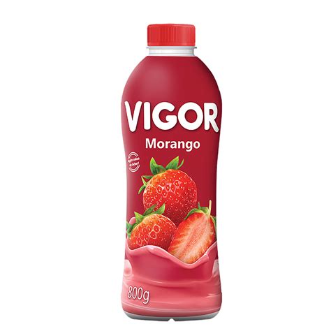 Iogurte Líquido Morango Vigor 800g Pão De Açúcar