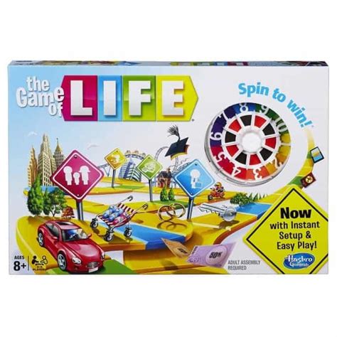 The NEW Game of Life by Hasbro With Instructions for life the game