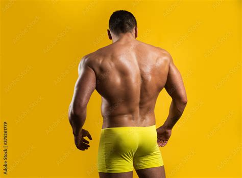 Male Buttocks Muscular Back Strong Backside Mens Ass And Powerful