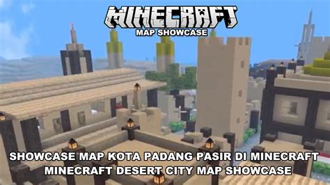 Tour Kota Padang Pasir Di Minecraft Minecraft Map Showcase Youtube