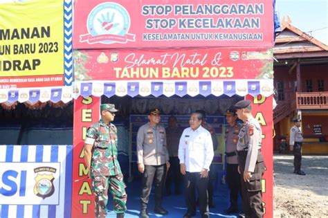 Jelang Nataru 2023 Kapolres Sidrap Cek 4 Titik Posko Operasi Lilin