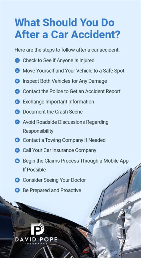 Steps To Take After A Car Accident David Pope Insurance