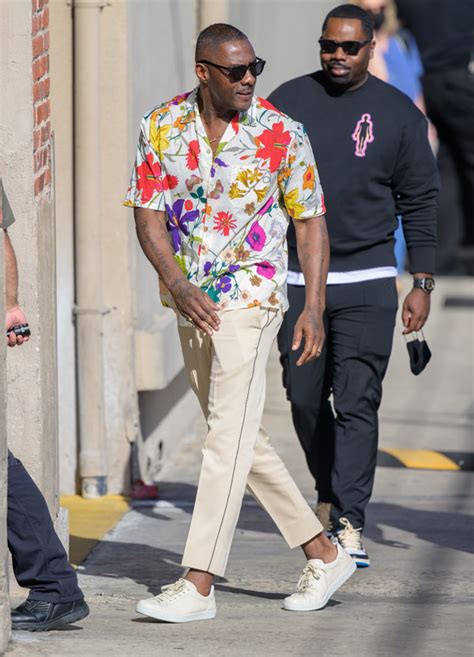 SONIC THE HEDGEHOG 2 Star Idris Elba In Gucci At JIMMY KIMMEL LIVE