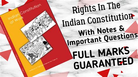 Ncert Class Political Science Ch Rights In The Indian Constitution