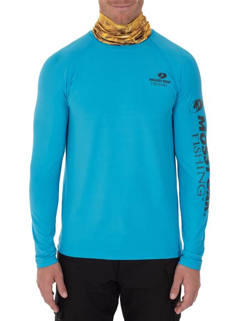 Mossy Oak men's Insect Repellent Fishing Tee - UV Protection - Walmart.com