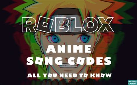 Anime Song Codes for Roblox