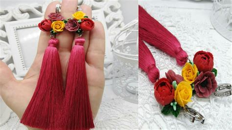 5 Diy Earings Making Ideas At Home Silk Thread Tassels Earings