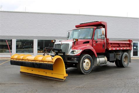 Used 2003 International 4300 Dump Truck With Snow Plow For Sale Sold