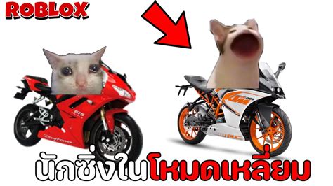 นกซงในโหมดเหลยม Roblox Drag Bike YouTube