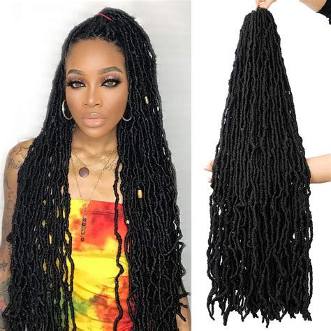 Buy Soft Locs 36 Inch Crochet Hair Faux Locs Hair 4pcs Pre Looped