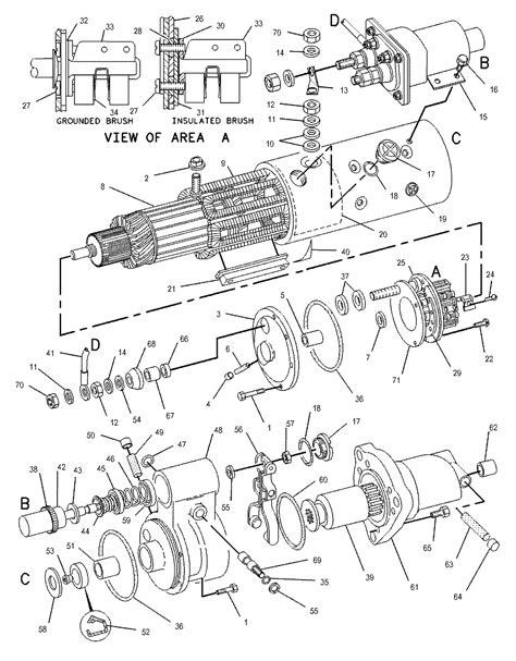 8n 8477 Starting Motor Gp Air Rh Standard Engine Rotation For Use With Sae No 00 Flywheel