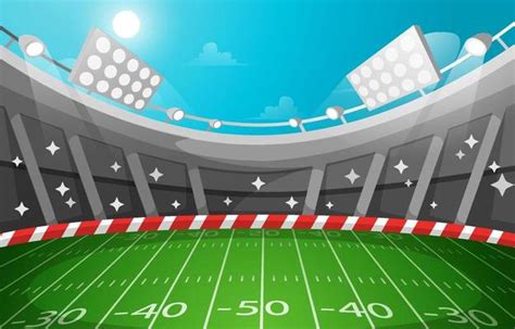 Cartoon Football Field Vector Art, Icons, and Graphics for Free Download