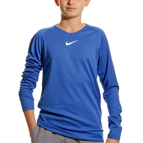 Camiseta térmica niño larga Nike azul futbolmaniaKids