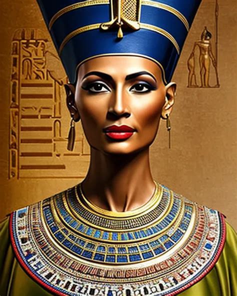 Egyptian Queen Nefertiti Faiza Maghni Ai Photo Generator 58 Off