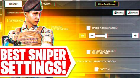 Best Sniper Sensitivity Settings For Season Codm Youtube