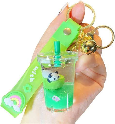 Cute Milk Tea Bubble Tea Keychain