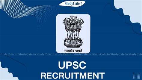 Upsc Recruitment Vacancies Pay Scale Rs Pm Check