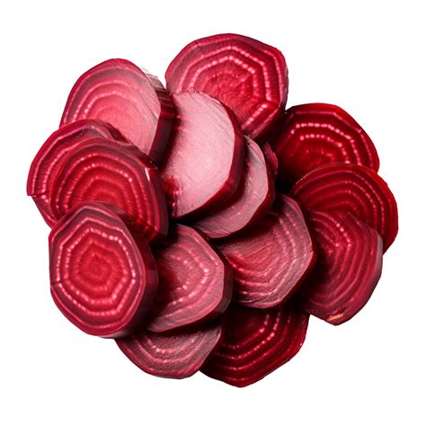 Beetroot Slices Isolated On Transparent Background 46497575 Png