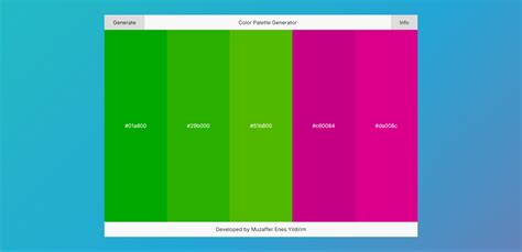 GitHub - enesmuzaffer22/Color-Palette-Generator: This project create ...