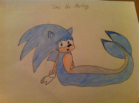 Sonic The Merhog Coloured By Dlotu On Deviantart