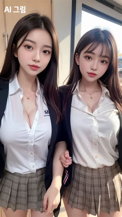 Ai Art Lookbook Korean High School Uniform 교복 코스튬