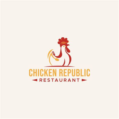 Chicken Republic Delicious Restaurant Logo Design Element Vector