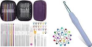 Amazon IMZAY 54 Pcs Crochet Needles Set 7mm Crochet Hooks