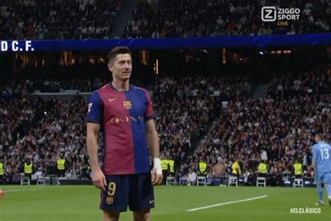 Dublet Lewandowskiego w El Clasico Polak pozamiatał na Bernabeu WIDEO