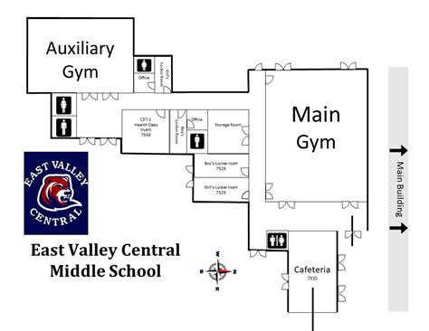 School Map - Home Tabs - East Valley Central Middle School