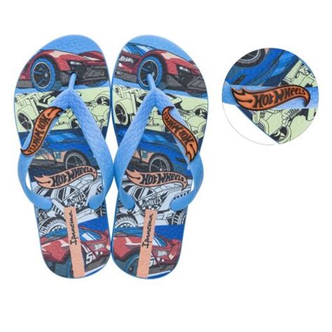 Sandália Grendene Infantil Hot Wheels Tyre 28009 25174 Azul Azul Botas Online Femininas
