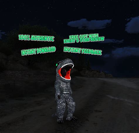 Gta 5 Fivem Clothing T Rex Costume Optimized High Quality Tos Compliant