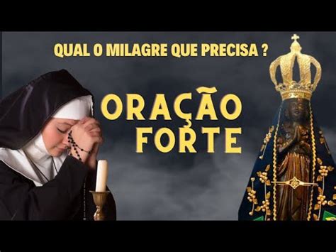 Oração Milagrosa de Nossa Senhora Aparecida Reze Fé YouTube