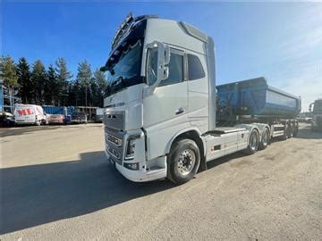 Lastbil Volvo FH16 Tipptrailer Carnehl Kombi Asfalt Schakt 465379