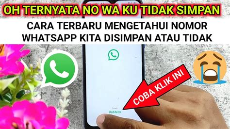 Cara Terbaru Mengetahui Nomor Whatsapp Kita Disimpan Atau Tidak YouTube